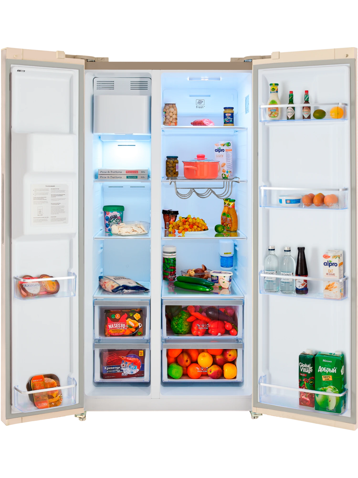  Холодильник HIBERG RFS-650DX NFGY Inverter