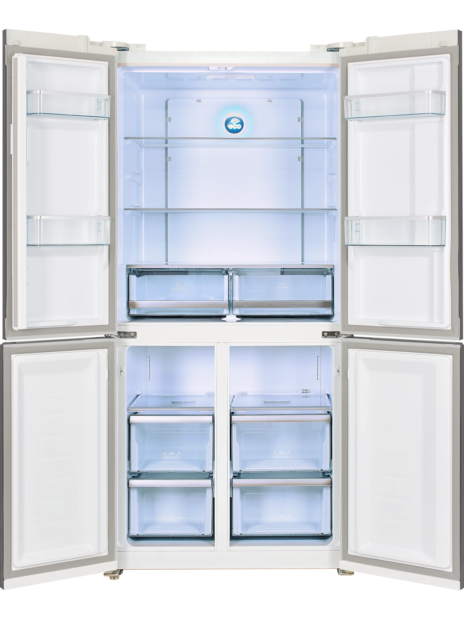  Холодильник HIBERG RFQ-490DX NFGW Inverter