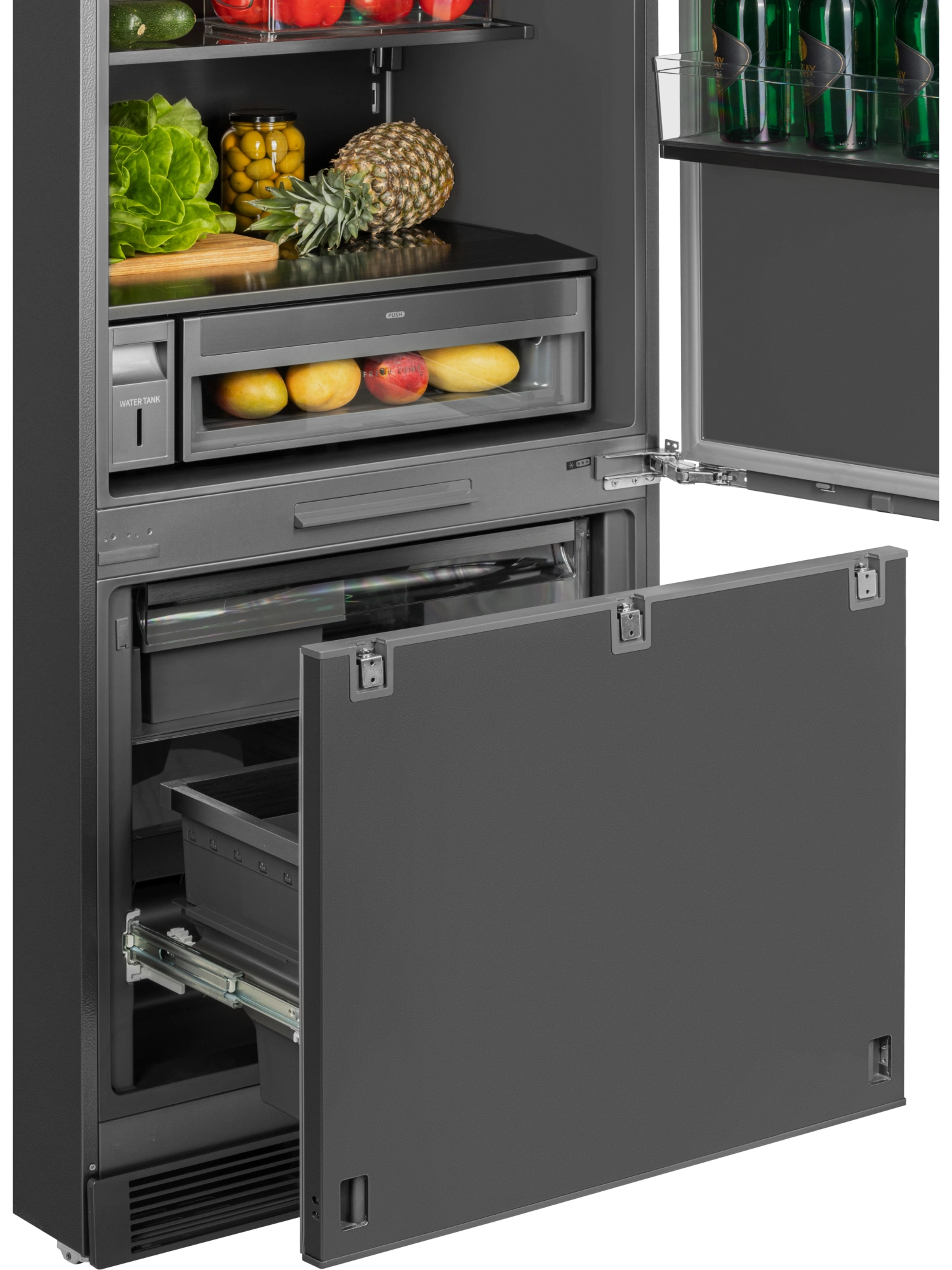  Встраиваемый холодильник HIBERG S-RFC 600 B inverter