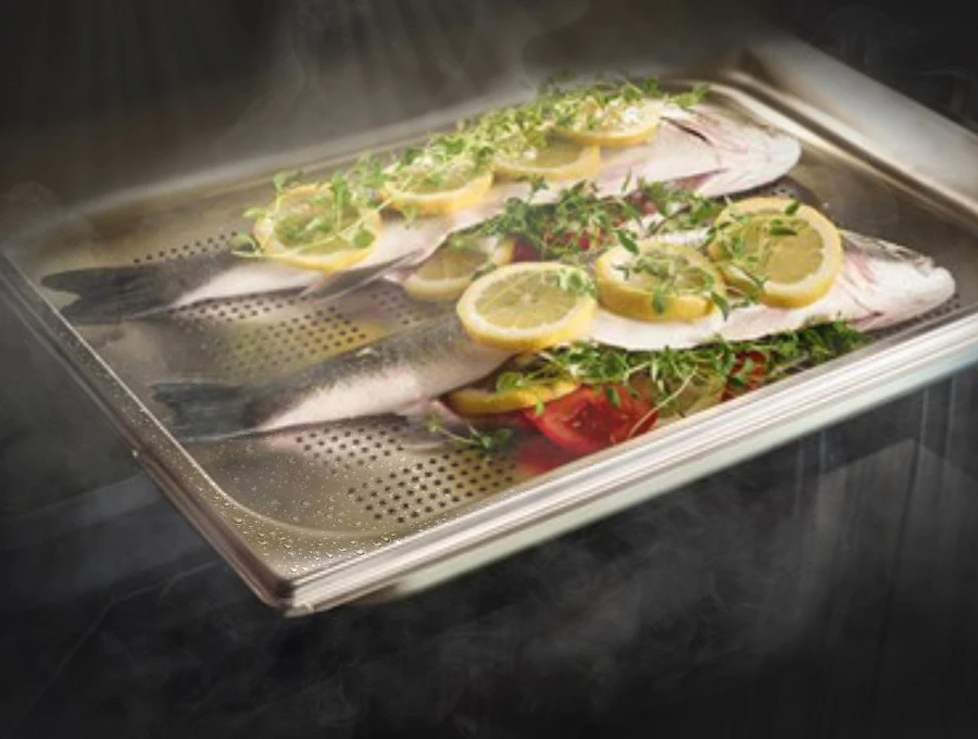 Преимущество Духовой шкаф HIBERG S-VM 6615 W i-SMART - Приготовление на пару