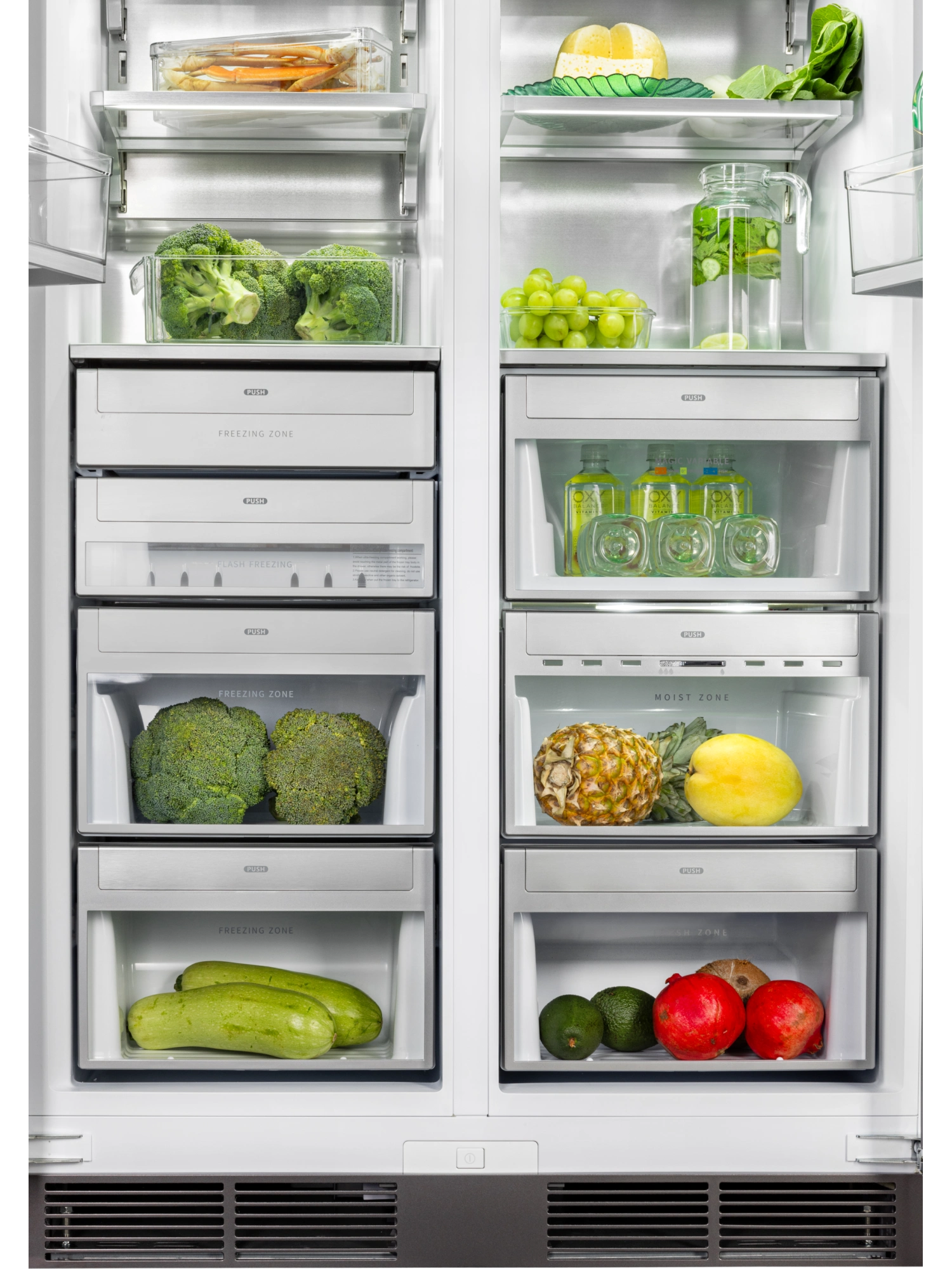  Встраиваемый холодильник HIBERG S-RFS 800 W inverter