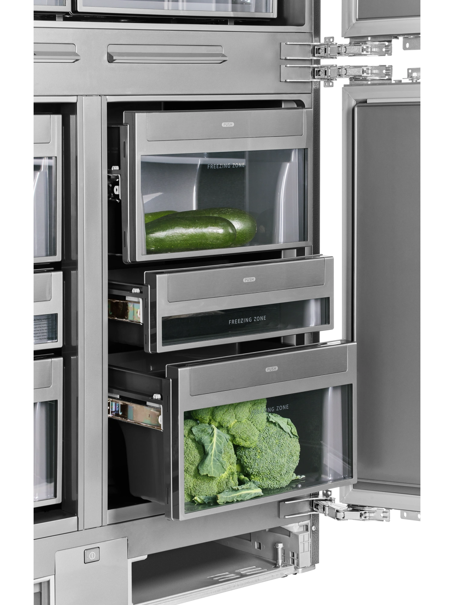  Встраиваемый холодильник HIBERG S-RFQ 800 B inverter