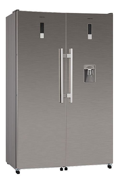  Холодильник SBS HIBERG RF-35D NFX+FR-35LD NFXr