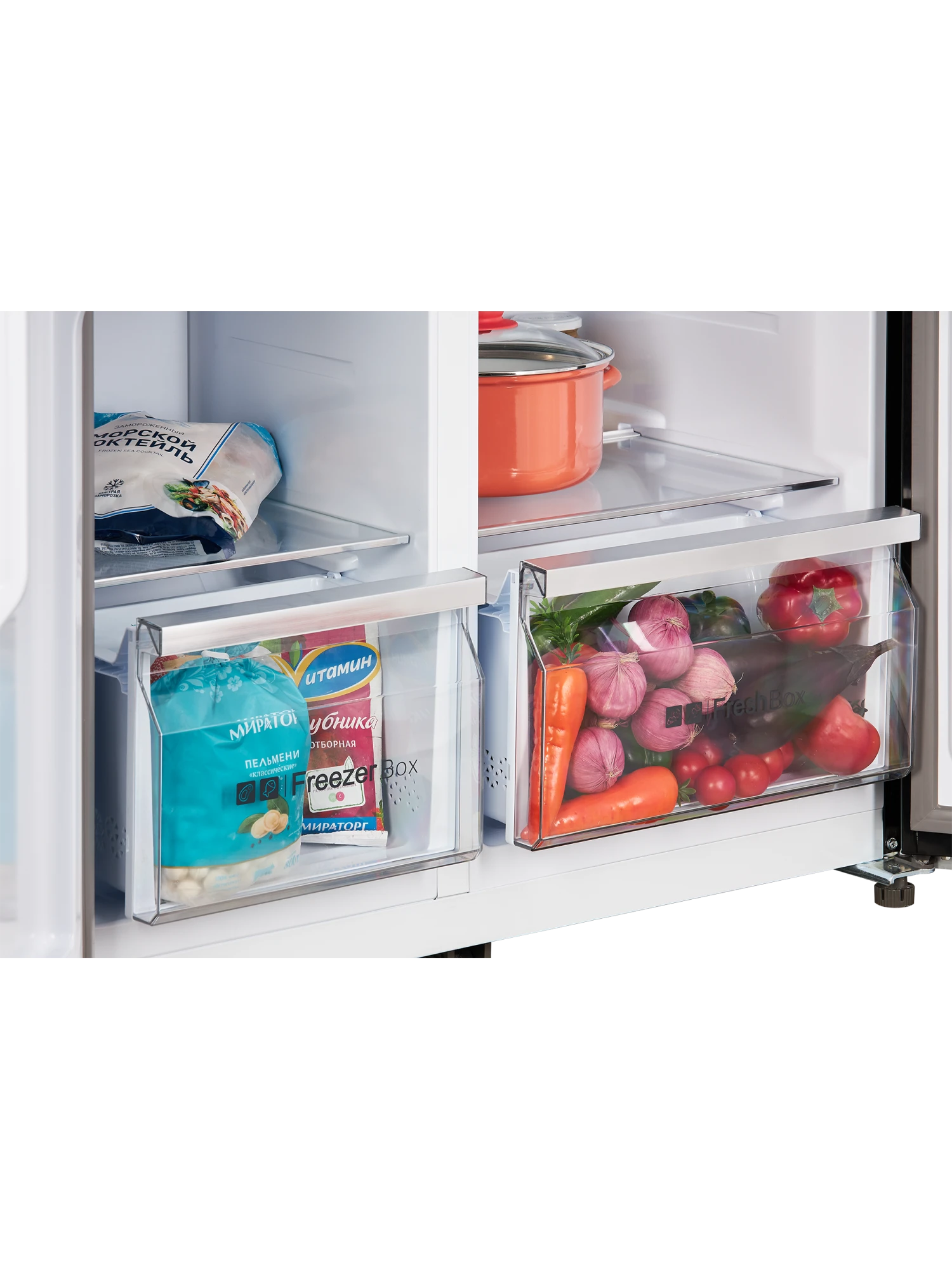  Холодильник HIBERG RFS-525DX NFGB Inverter