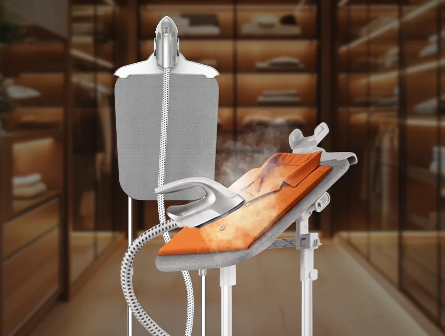 Преимущество Отпариватель для одежды HIBERG GS 6000 W - Поворотная гладильная доска