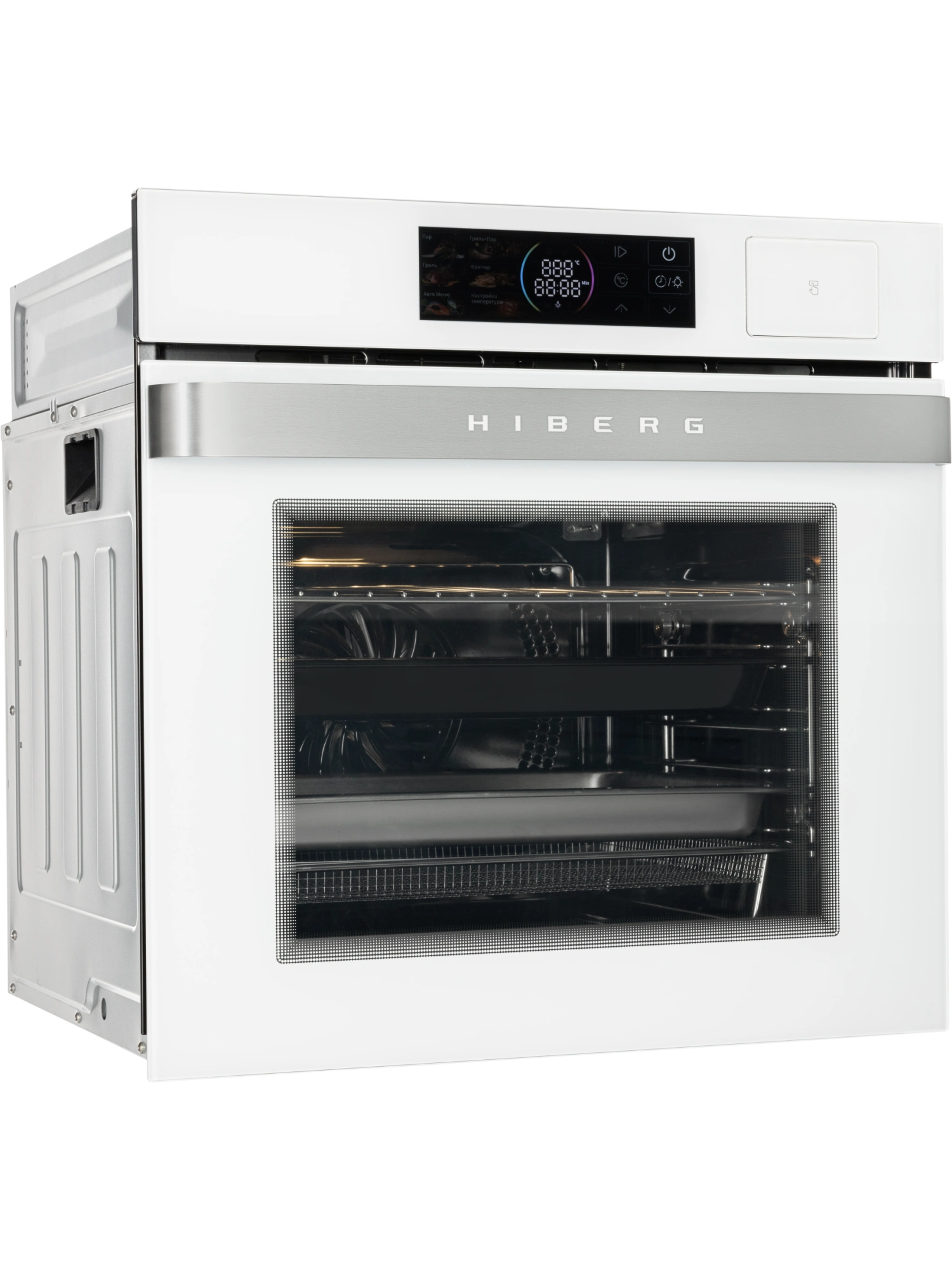  Духовой шкаф HIBERG S-VM 6415 W SMART
