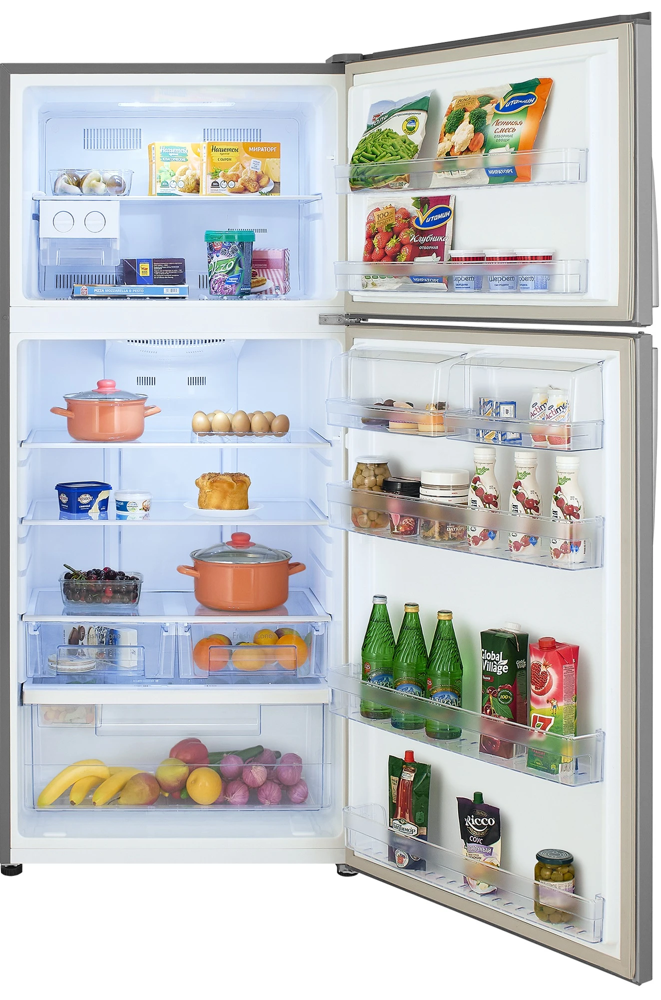  Холодильник HIBERG RFT-65D NFX