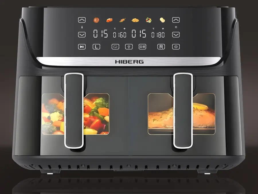 Преимущество Аэрогриль HIBERG MGD 900 B - Удобство, которое экономит время