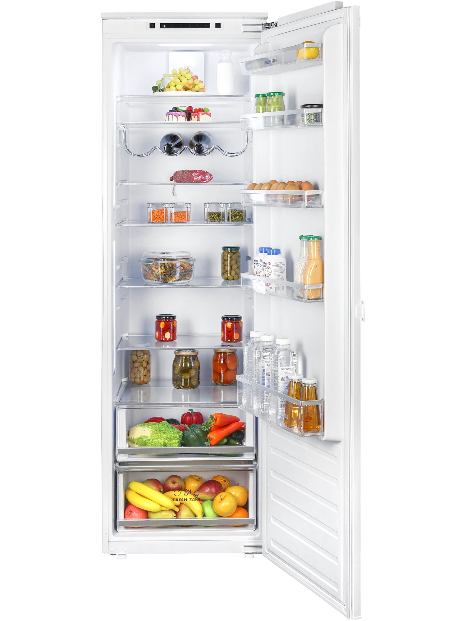 Встраиваемый холодильник HIBERG RFB 30 W