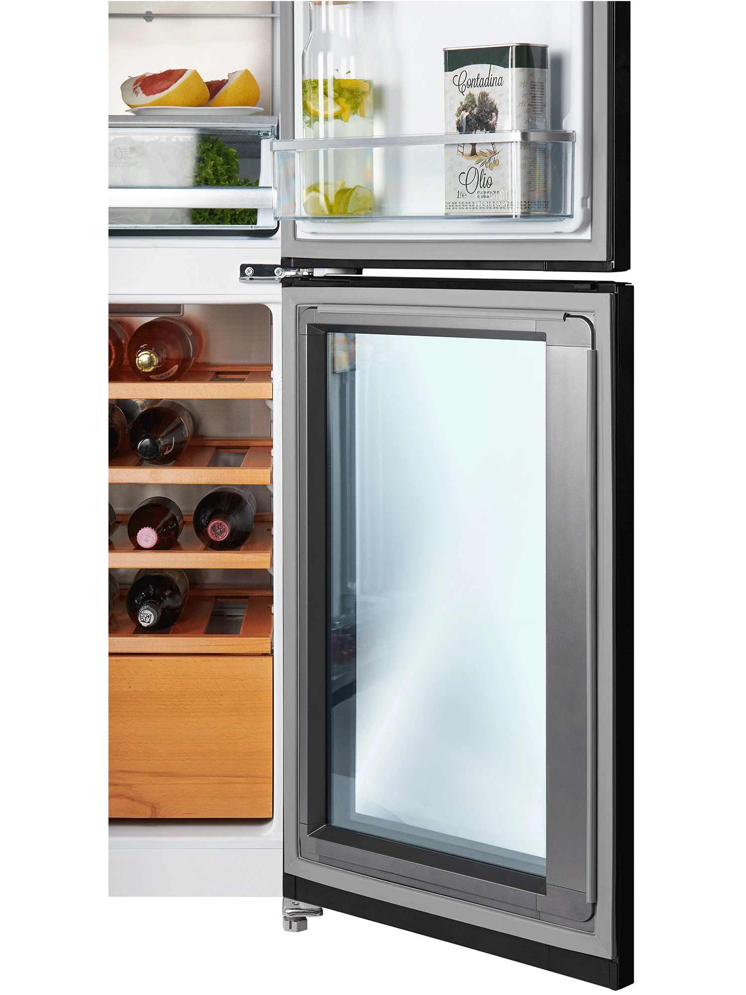  Холодильник HIBERG RFS-700DX NFGB Inverter Wine