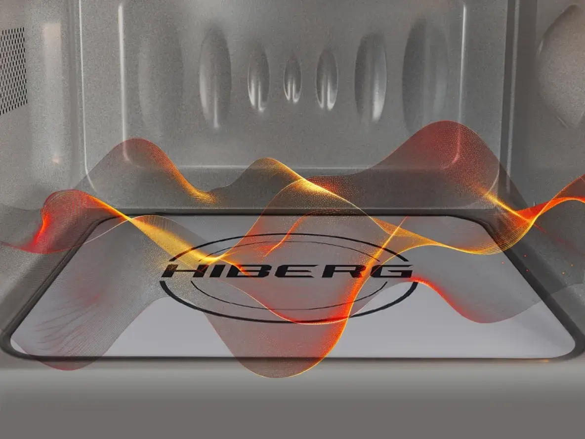 Преимущество Микроволновая печь HIBERG i-VM 4588 B - Керамическое дно без поворотного стола