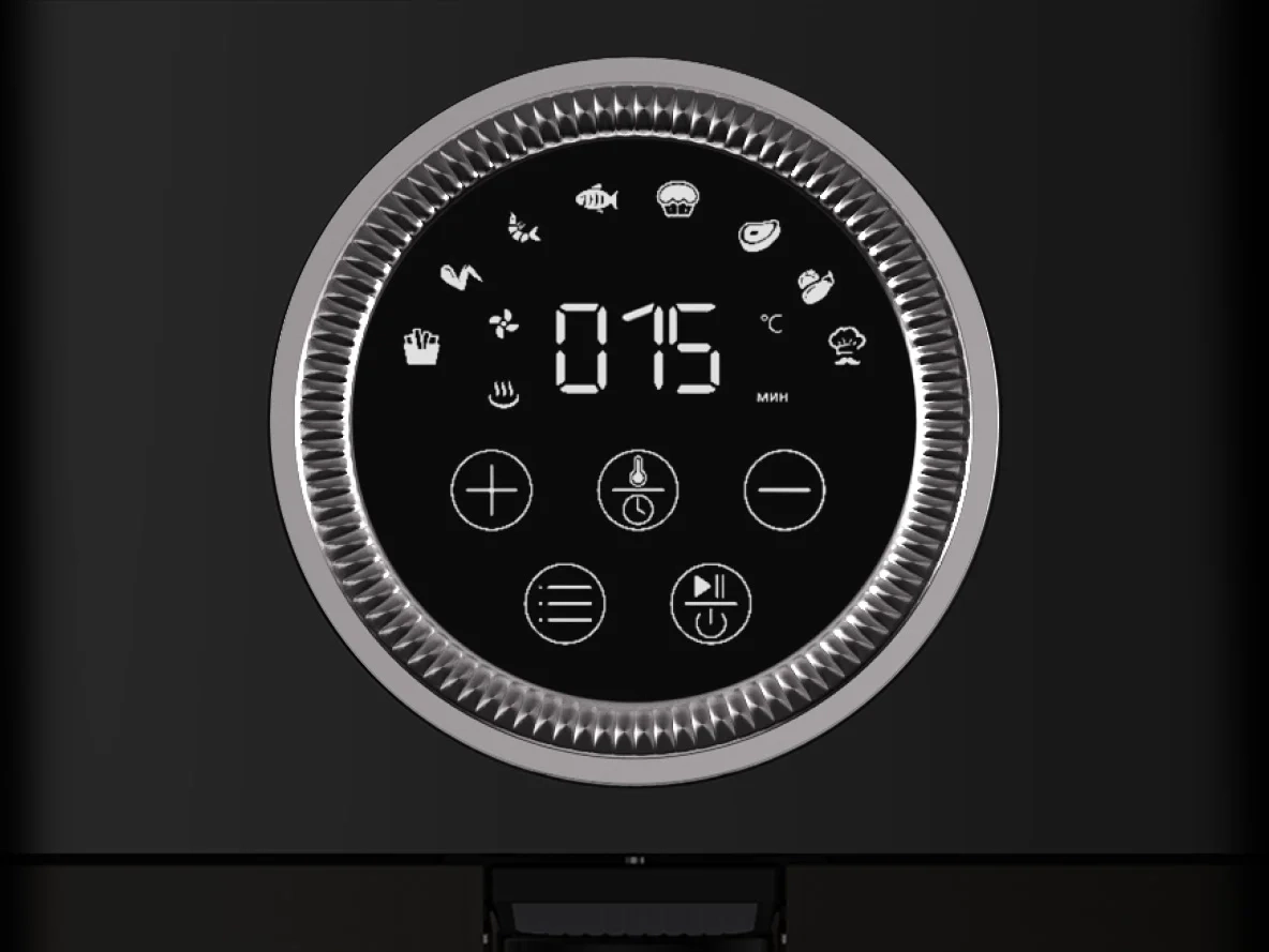 Преимущество Аэрогриль HIBERG GF 400 GB - Сенсорное управление 