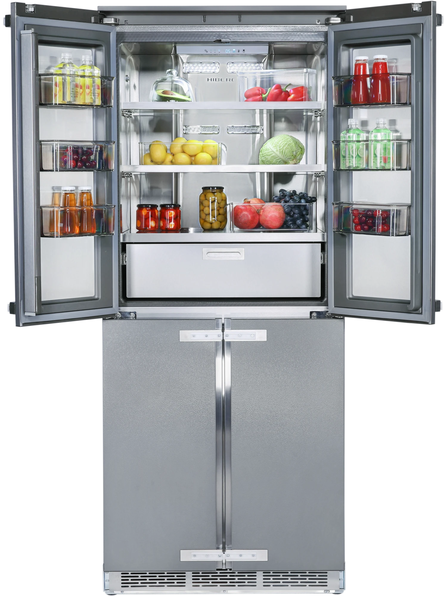  Встраиваемый холодильник HIBERG i-RFQB 550 NF