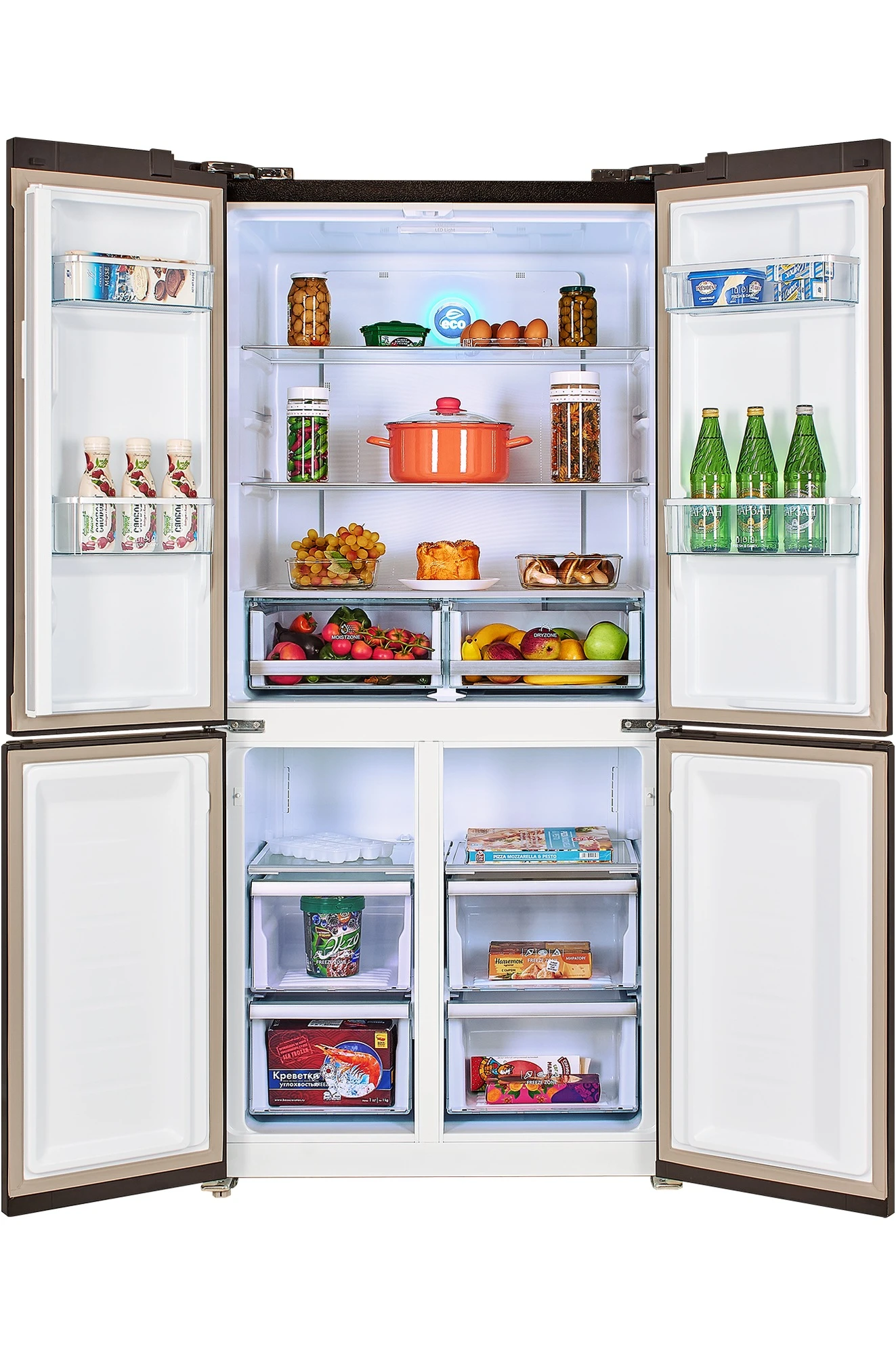  Холодильник HIBERG RFQ-490DX NFGQ Inverter