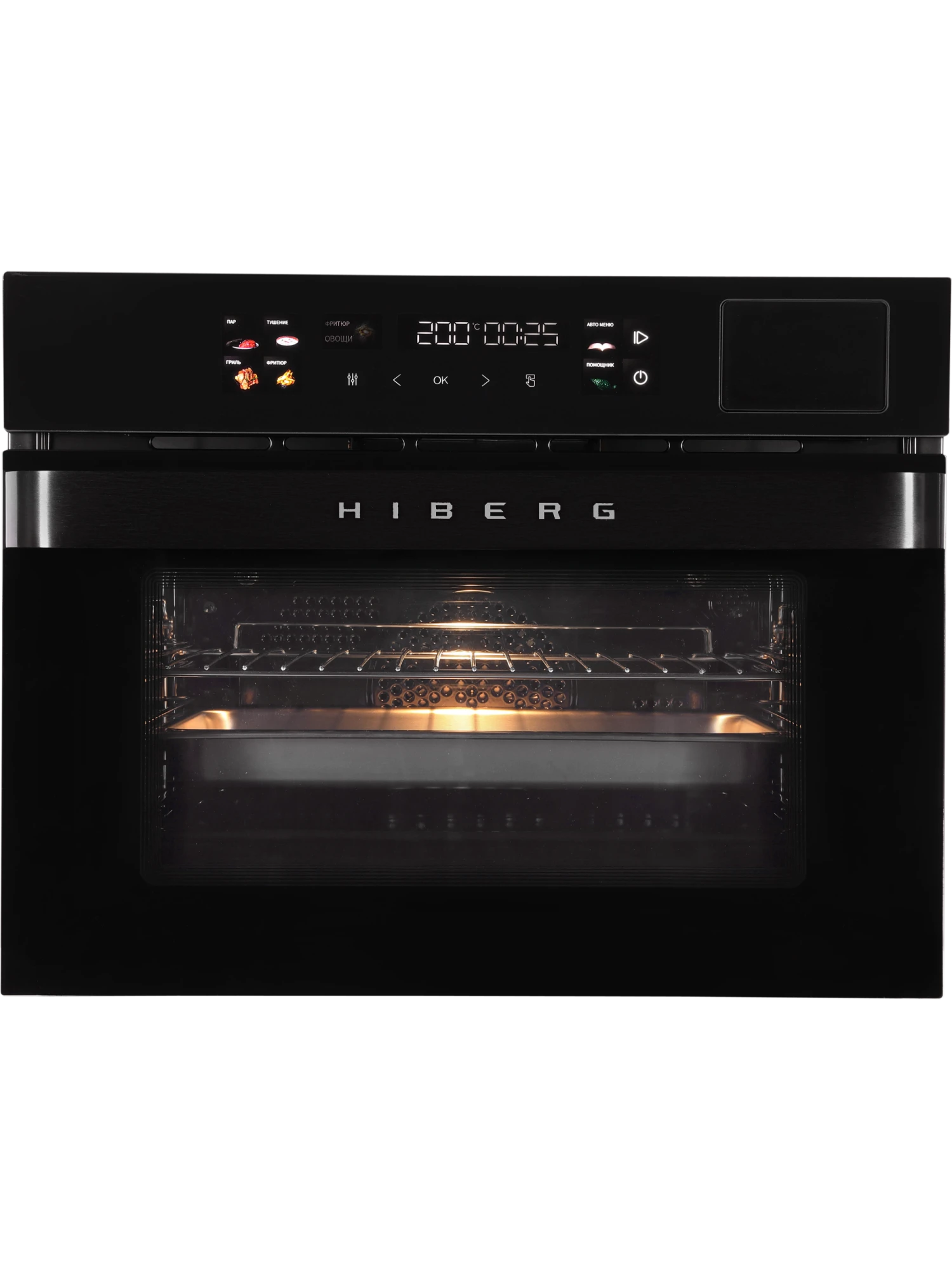 Духовой шкаф HIBERG S-VMF 5515 B SMART