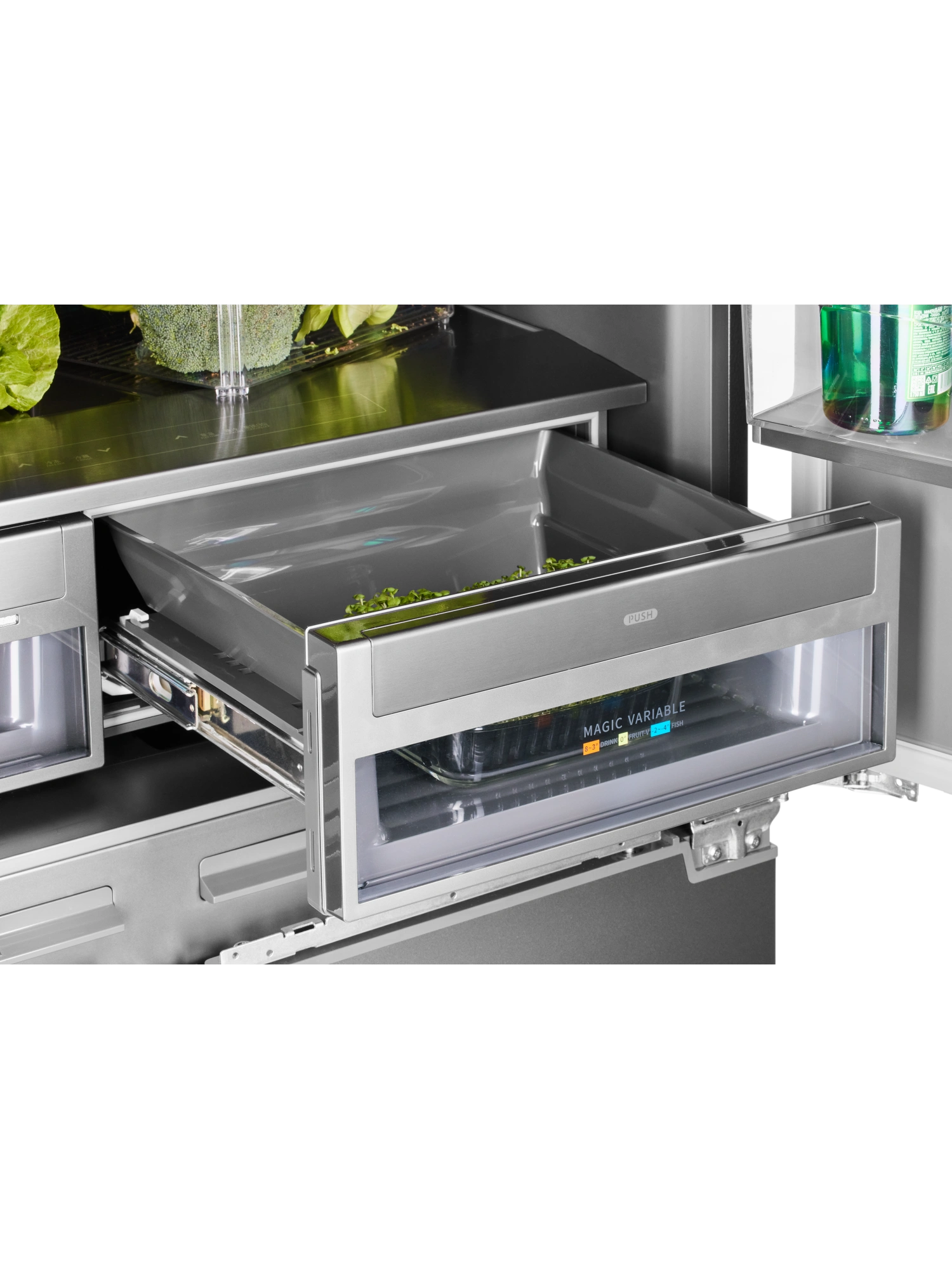  Встраиваемый холодильник HIBERG S-RFQ 800 B inverter