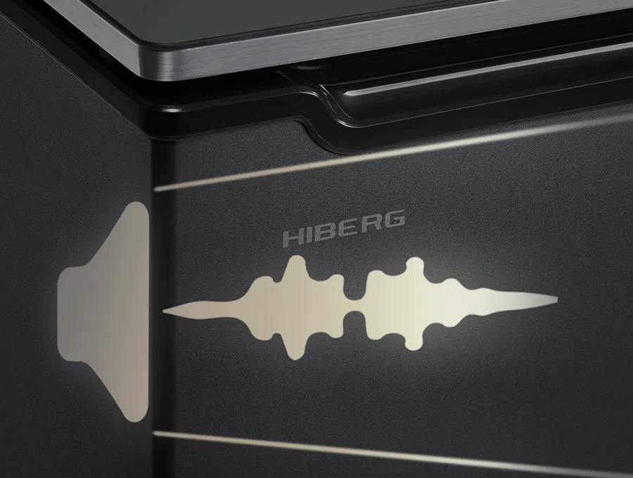 Преимущество Морозильник HIBERG PF 25 NFXd - Низкий уровень шума – всего 38 дБ