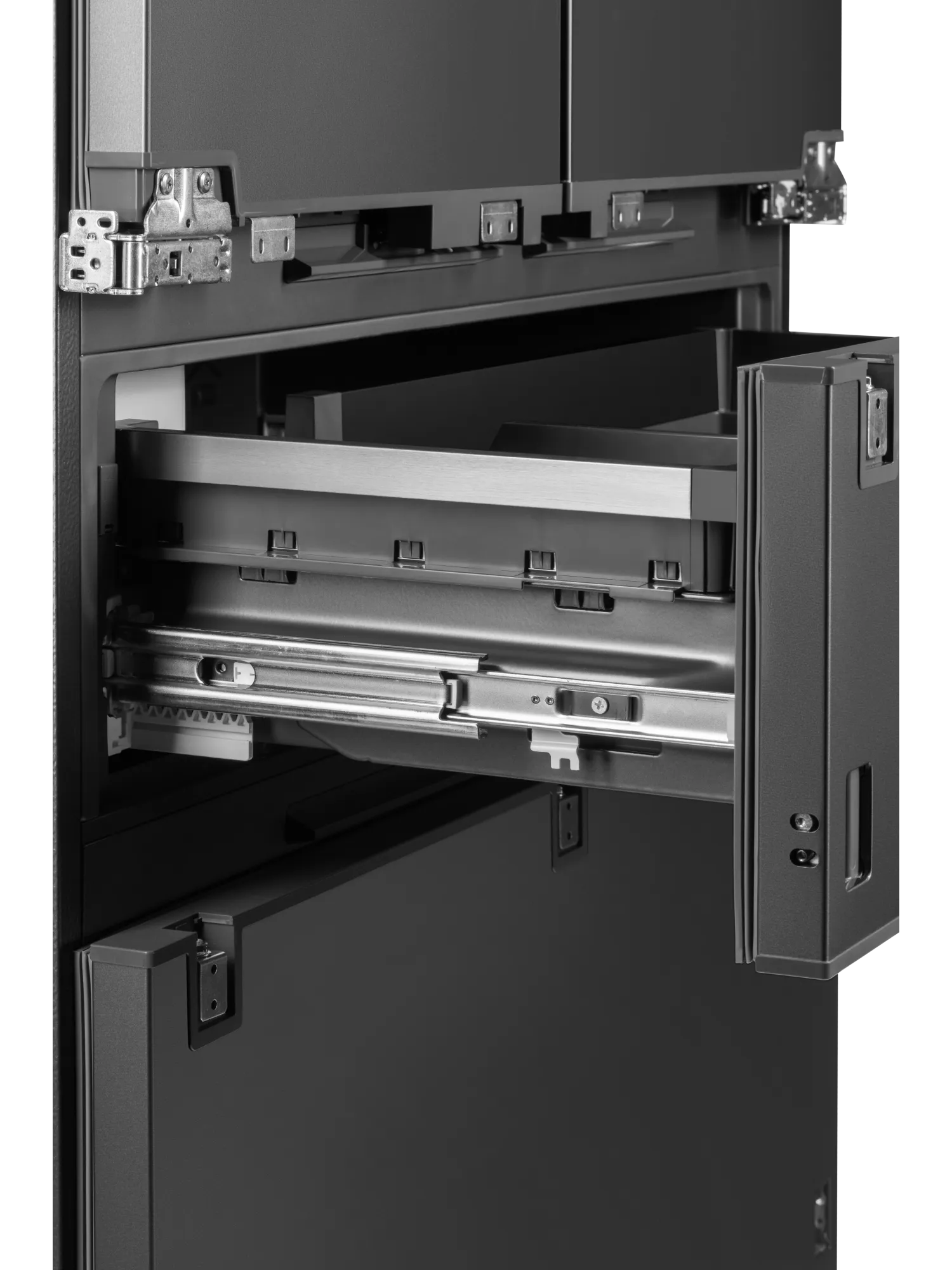  Встраиваемый холодильник HIBERG S-RFQ 800 FB inverter (French door)