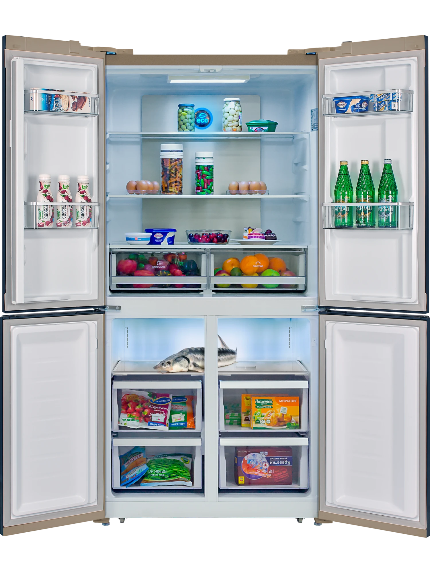  Холодильник HIBERG RFQ-500DX NFGY Inverter