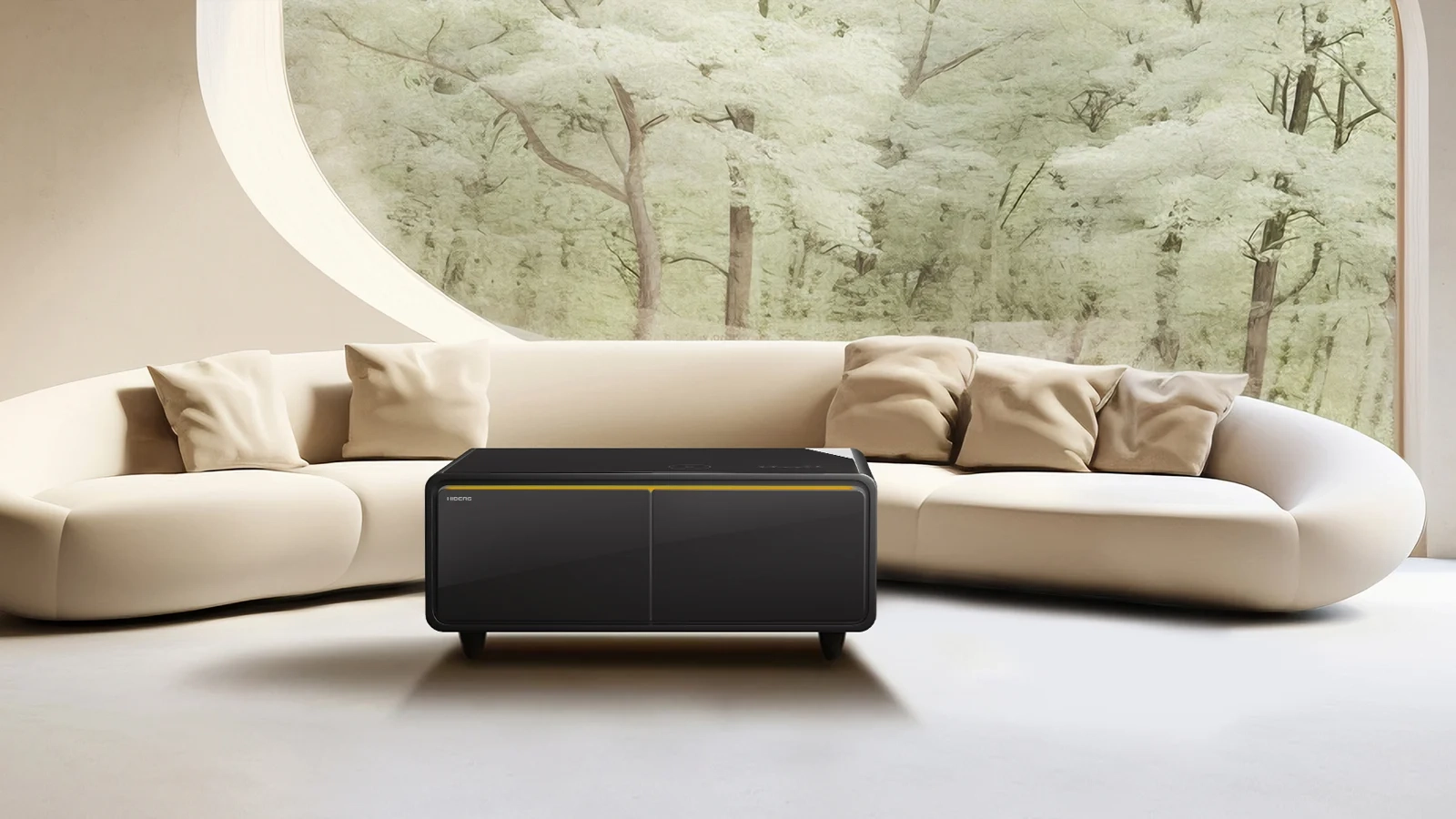 Холодильный Барный Центр HIBERG X2 FB в интерьере