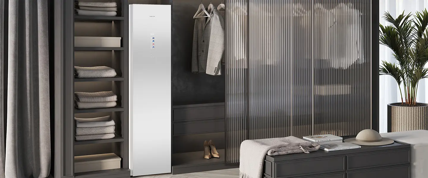 Паровой шкаф HIBERG SD 5GW в интерьере