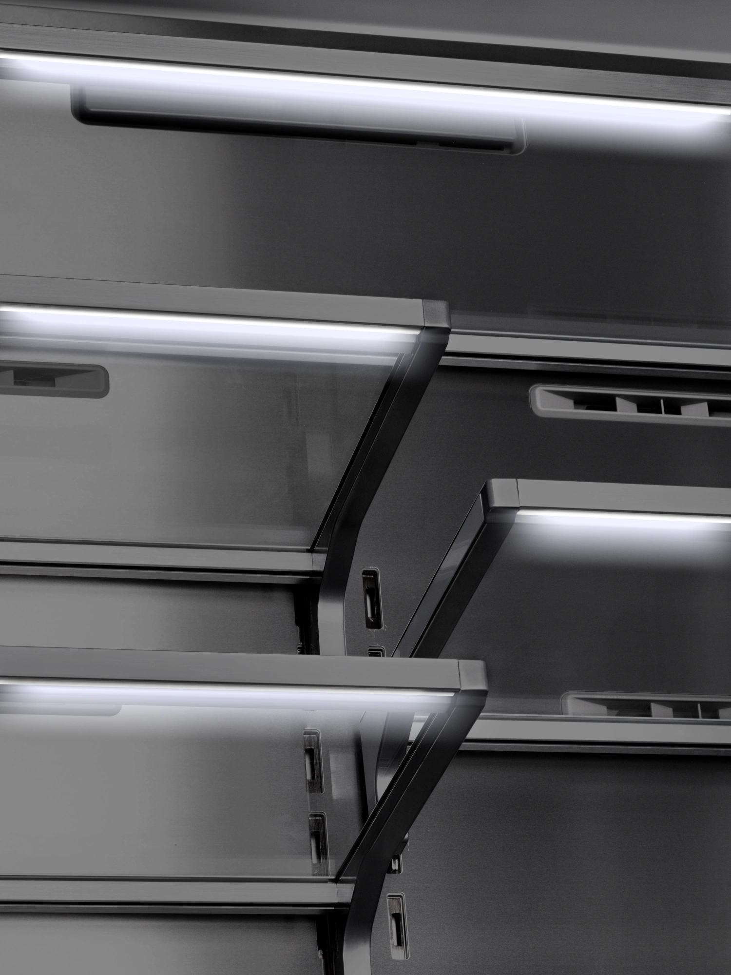  Встраиваемый холодильник HIBERG S-RFQ 800 B inverter