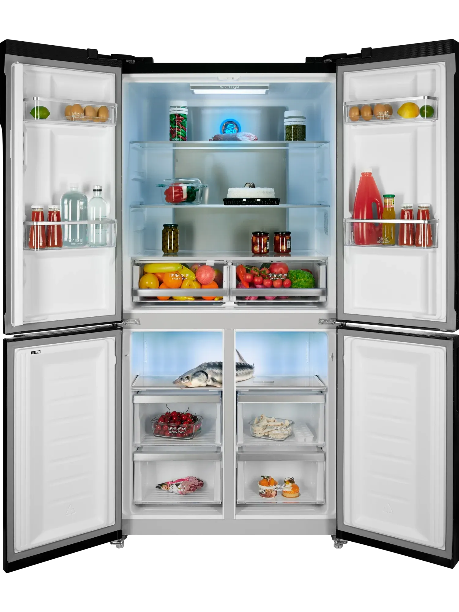  Холодильник HIBERG RFQ-500DX NFXd Inverter