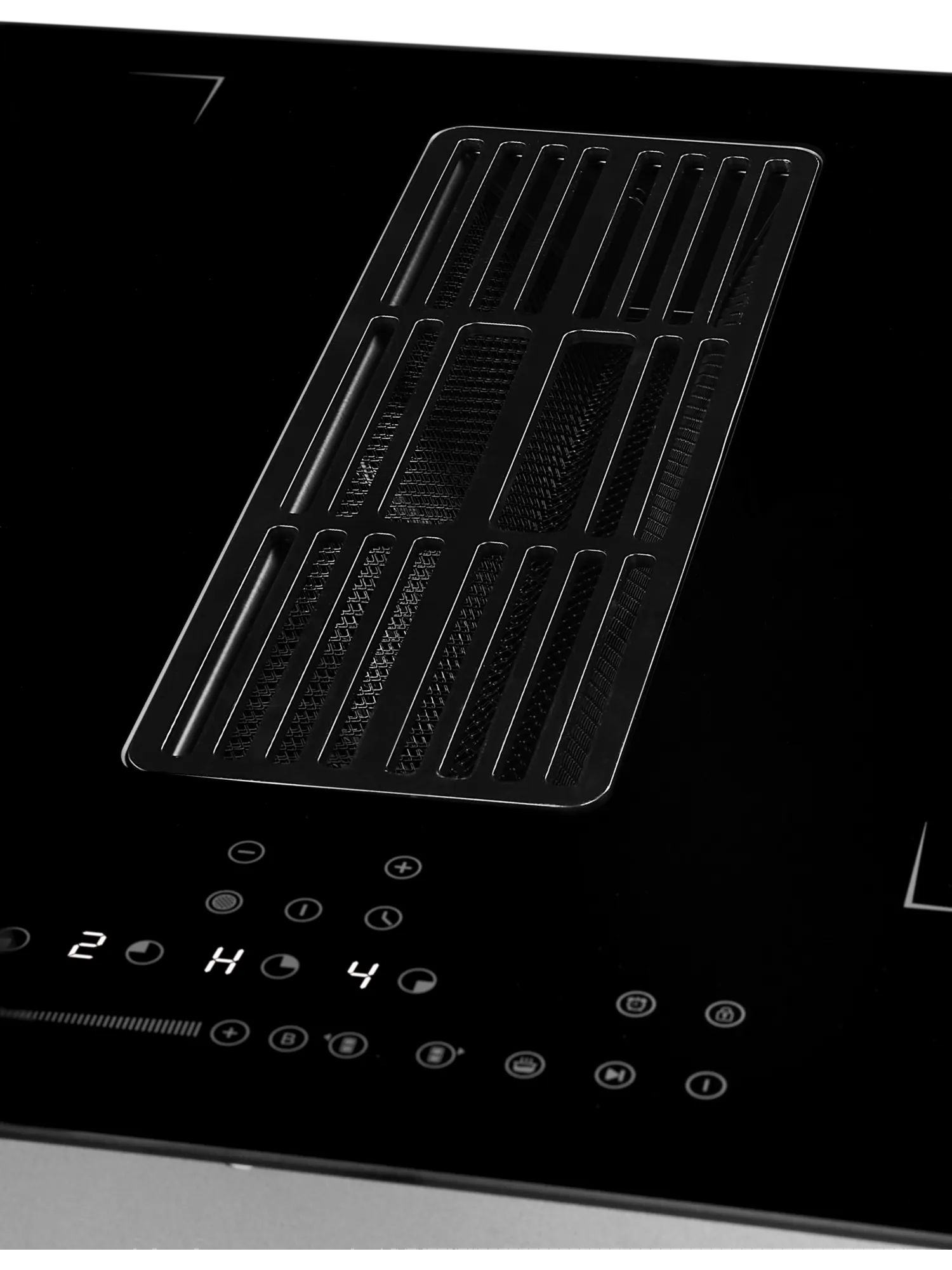  Индукционная варочная поверхность с вытяжкой HIBERG i8-VM8 B