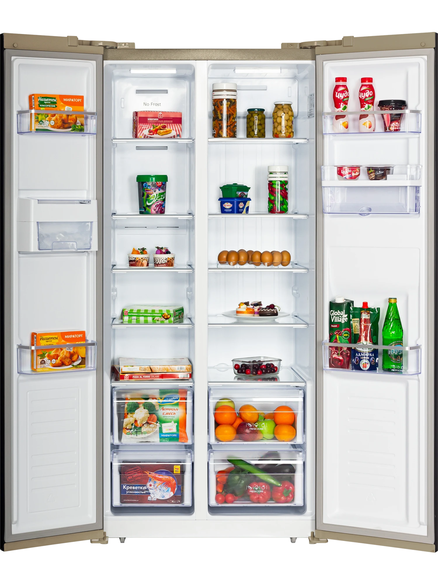  Холодильник HIBERG RFS-484DX NFH Invertrer