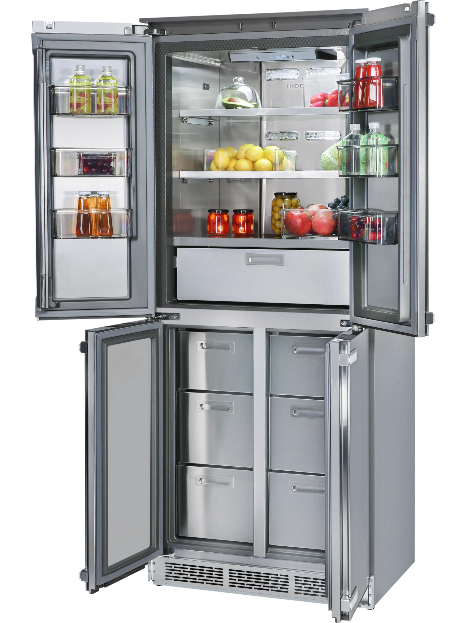 Встраиваемый холодильник HIBERG i-RFQB 550 NF