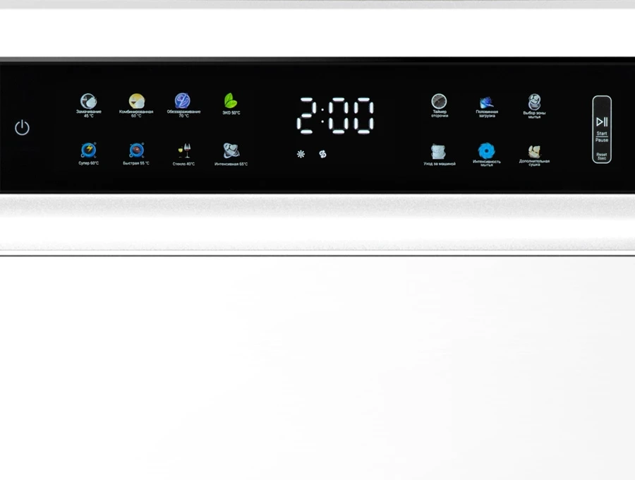 Преимущество Посудомоечная машина HIBERG F68 1530 LW - Сенсорное управление