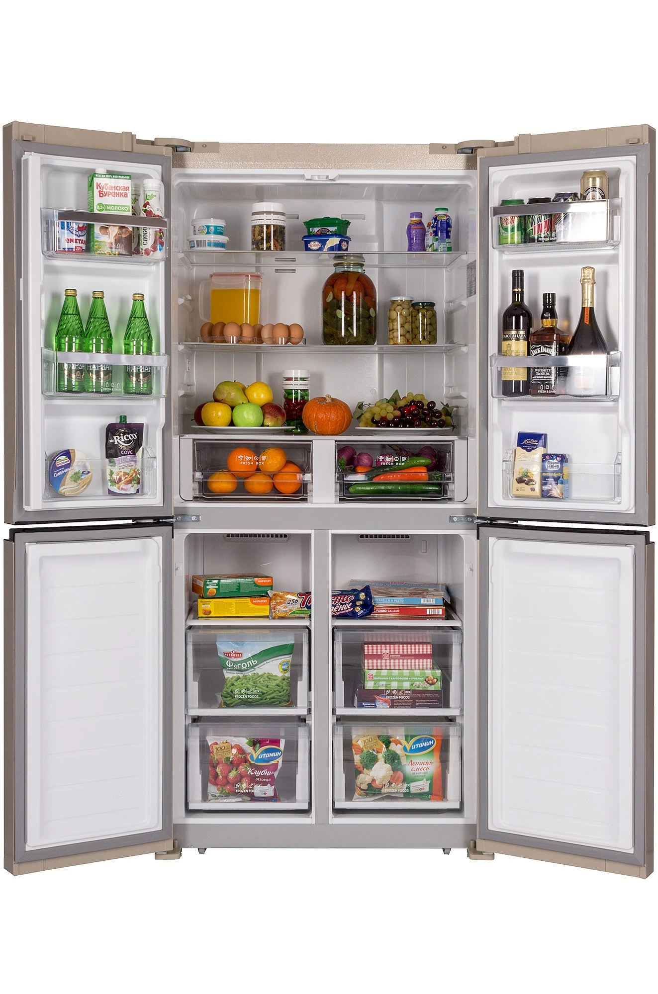  Холодильник HIBERG RFQ-490DX NFGY