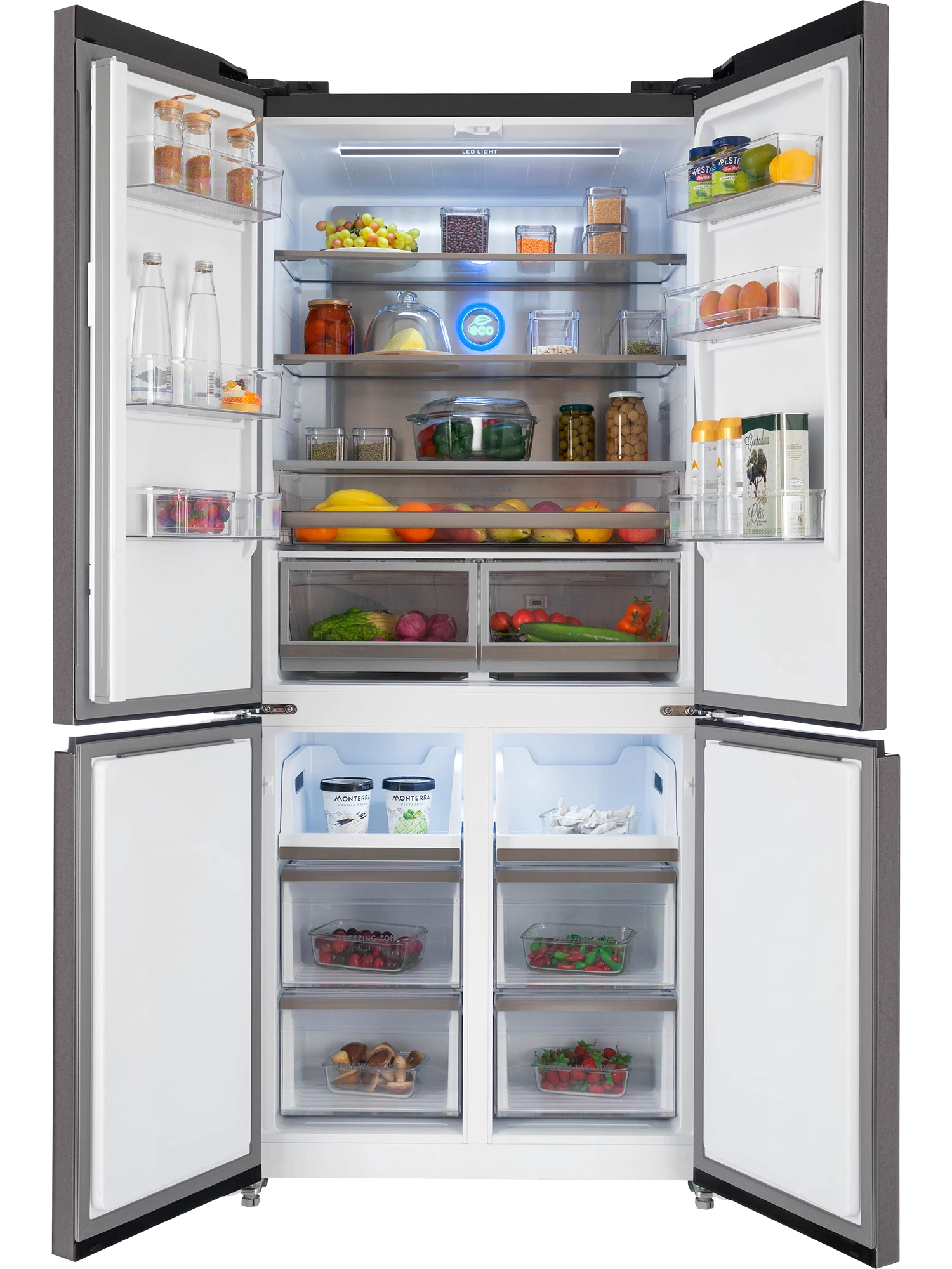  Холодильник HIBERG RFQ-600DX NFDs Inverter