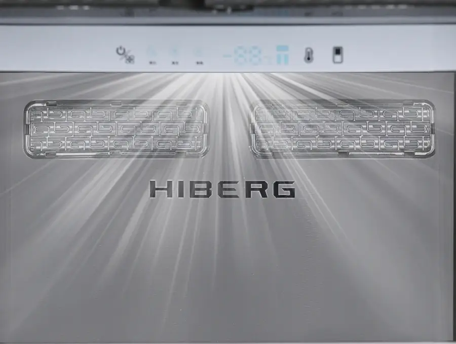 Преимущество Встраиваемый холодильник HIBERG i-RFQB 550 NFG - LED подсветка