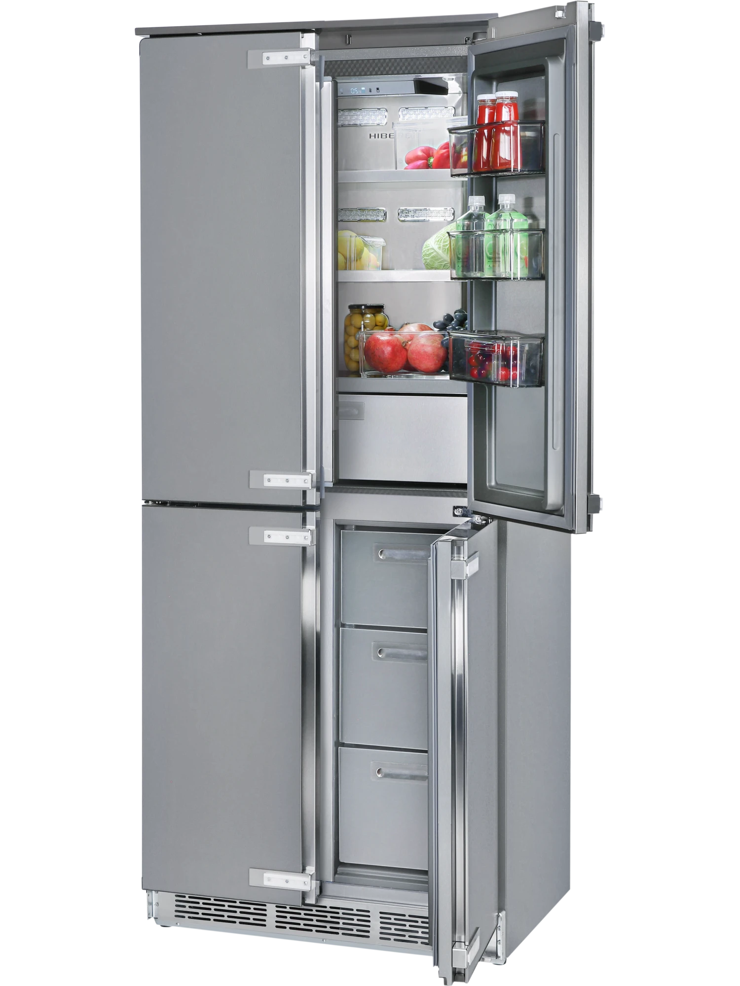  Встраиваемый холодильник HIBERG i-RFQB 550 NF
