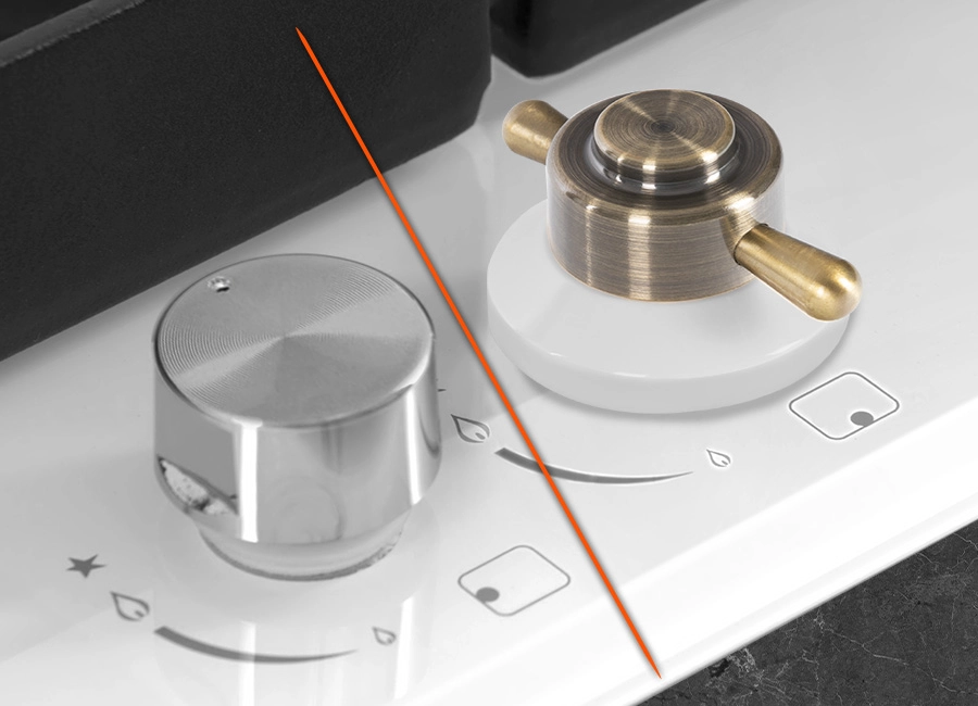 Преимущество Варочная поверхность HIBERG VM 7155 W - 2 комплекта ручек