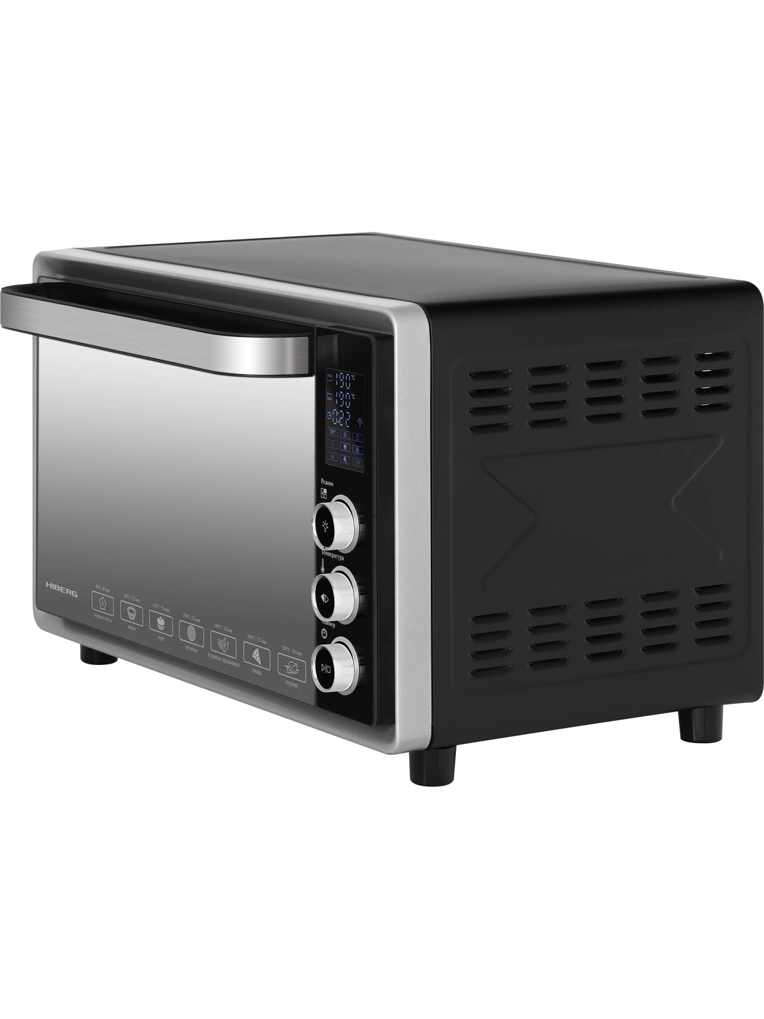  Настольная духовка HIBERG PR 400 Dark moon