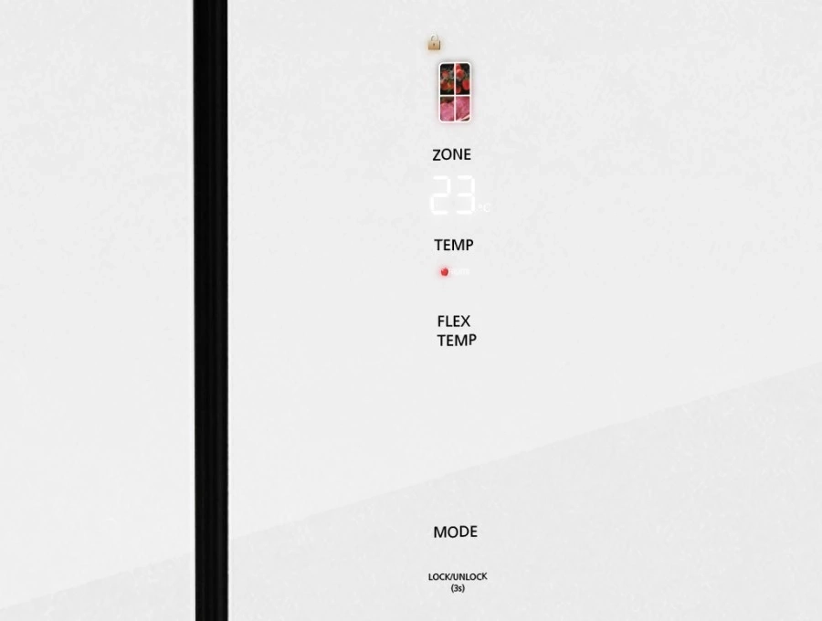 Преимущество Холодильник HIBERG RFQ-600DX NFGW Inverter - Цветной дисплей с сенсорным управлением