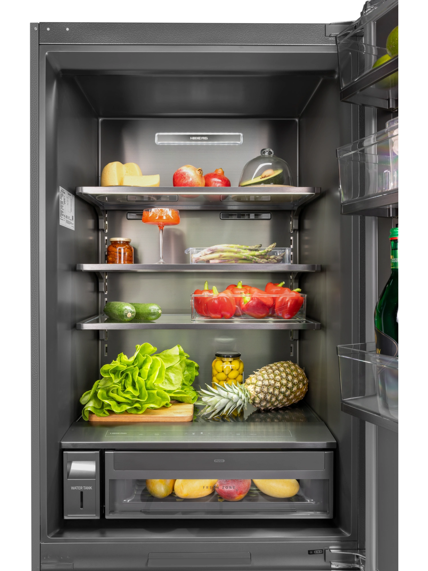  Встраиваемый холодильник HIBERG S-RFC 600 B inverter