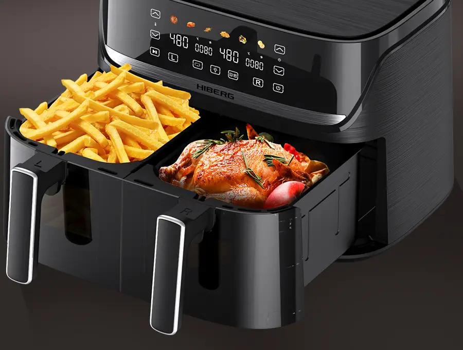 Преимущество Аэрогриль HIBERG MGD 900 B - Вместительность, которая вдохновляет готовить