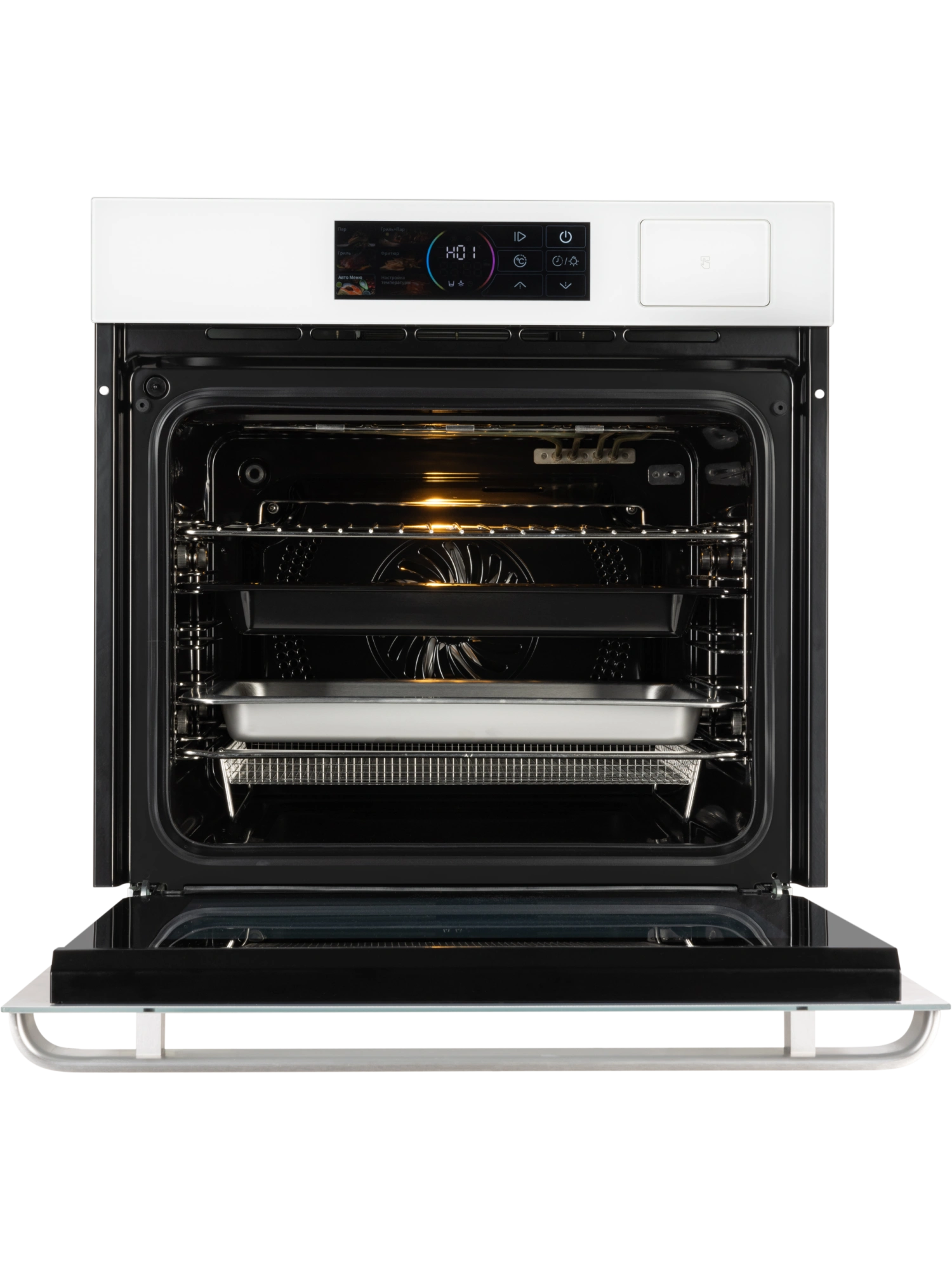  Духовой шкаф HIBERG S-VM 6415 W SMART