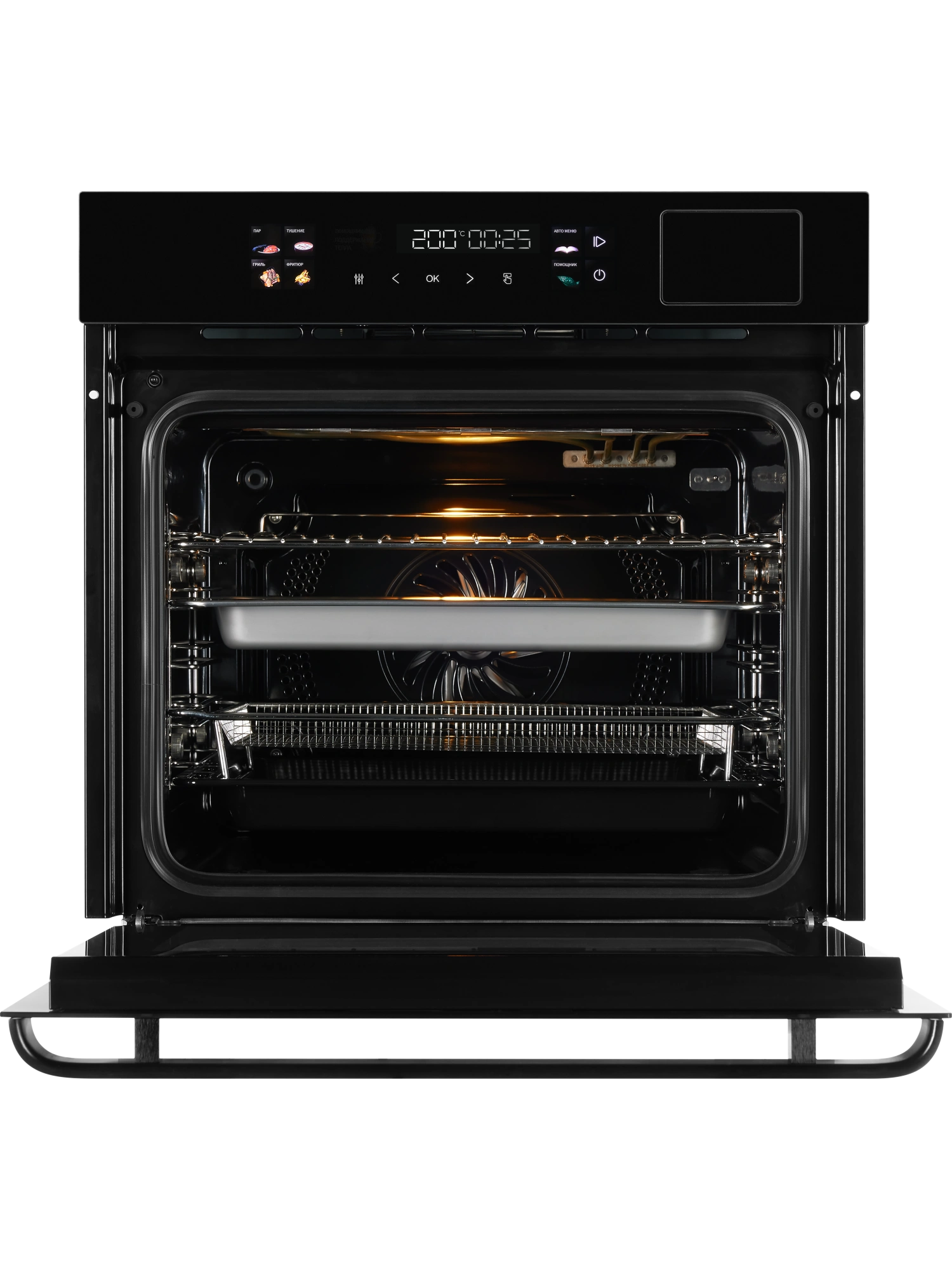  Духовой шкаф HIBERG S-VMF 6515 B SMART