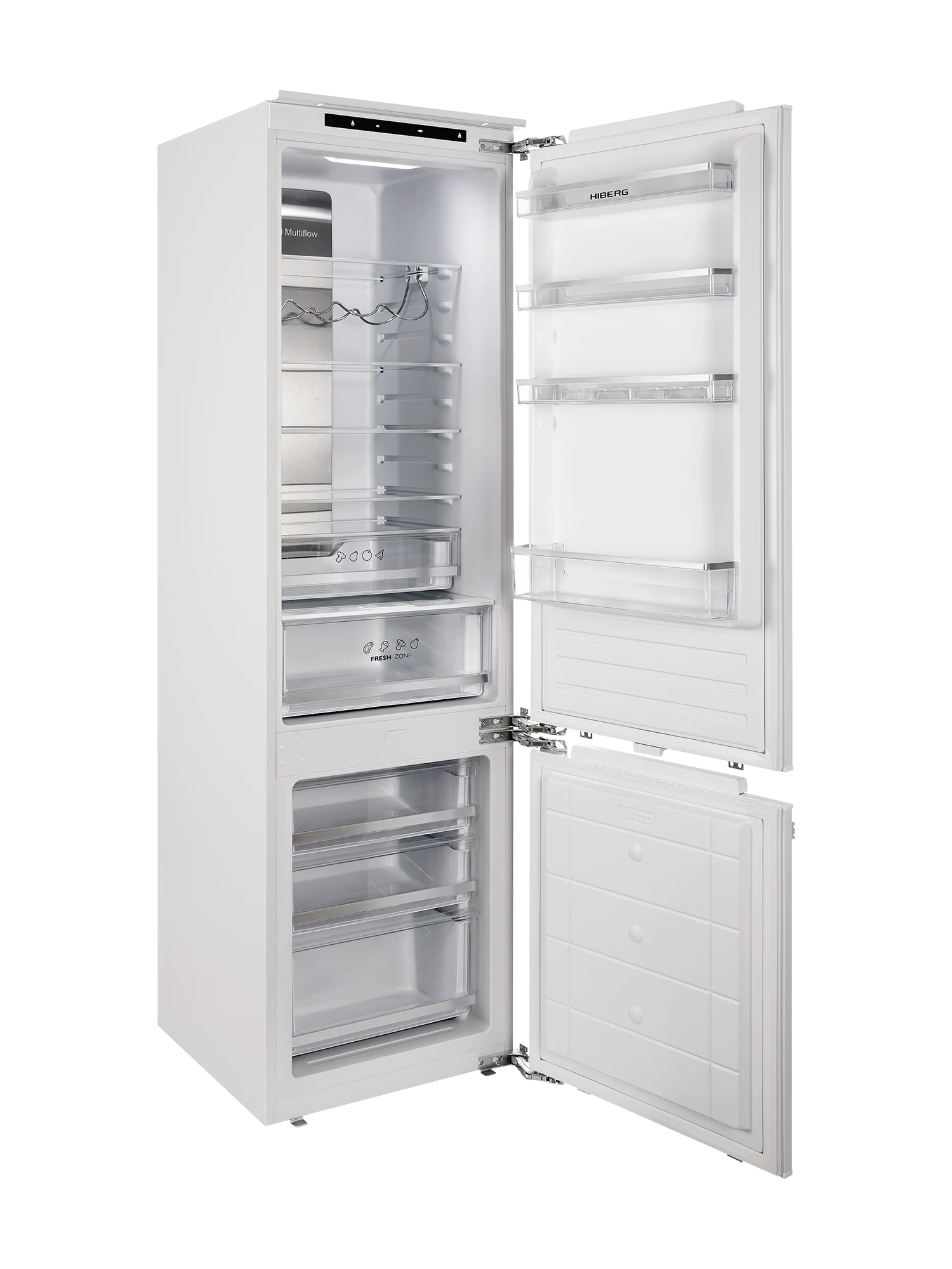  Встраиваемый холодильник HIBERG i-RFCB 455F NFW