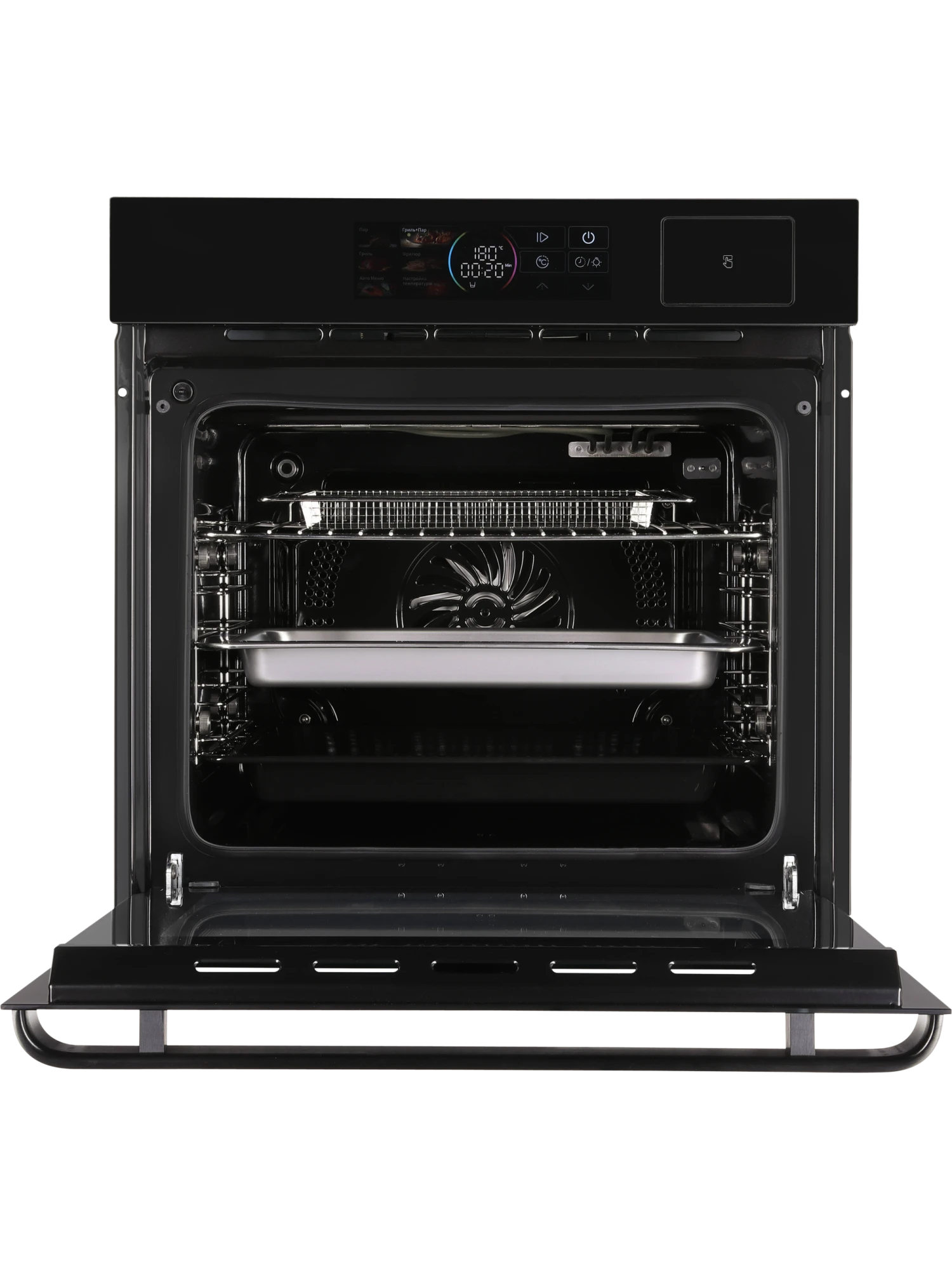  Духовой шкаф HIBERG S-VM 6415 B SMART