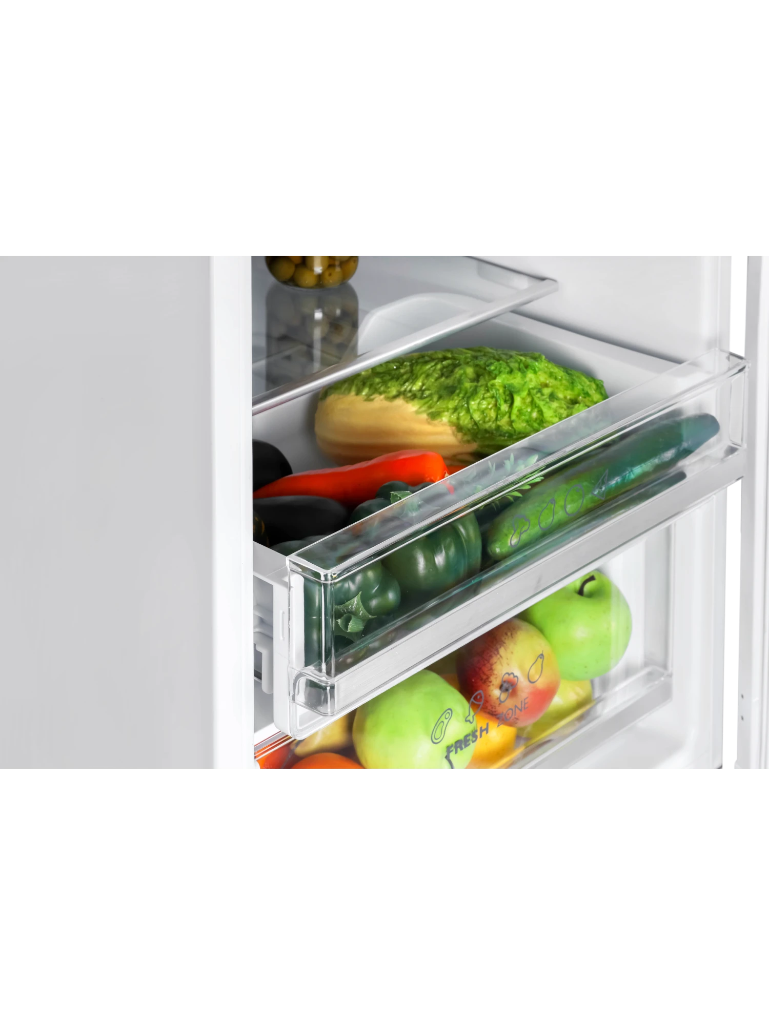  Встраиваемый холодильник HIBERG RFCB-350 NFW