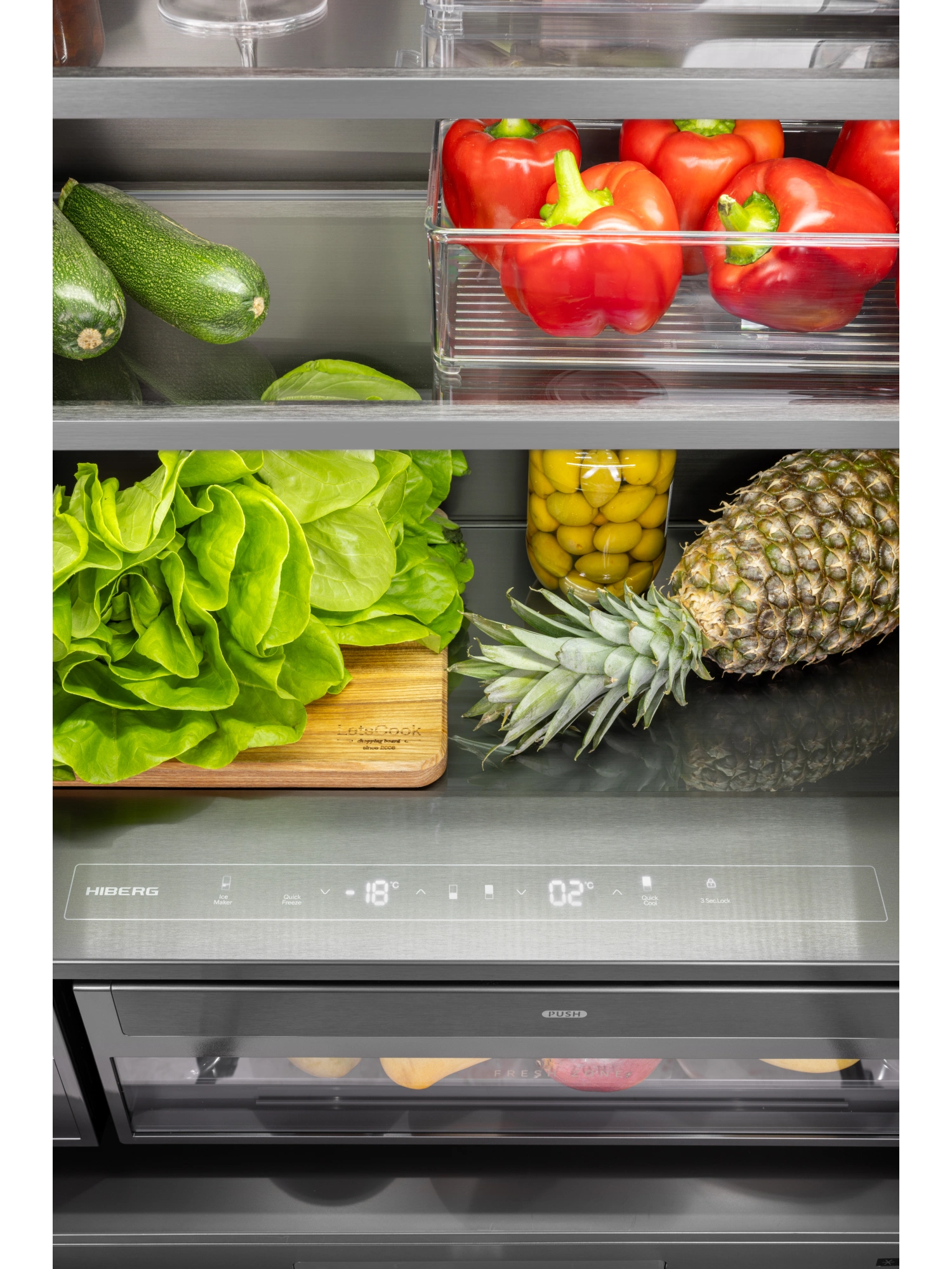  Встраиваемый холодильник HIBERG S-RFC 600 B inverter