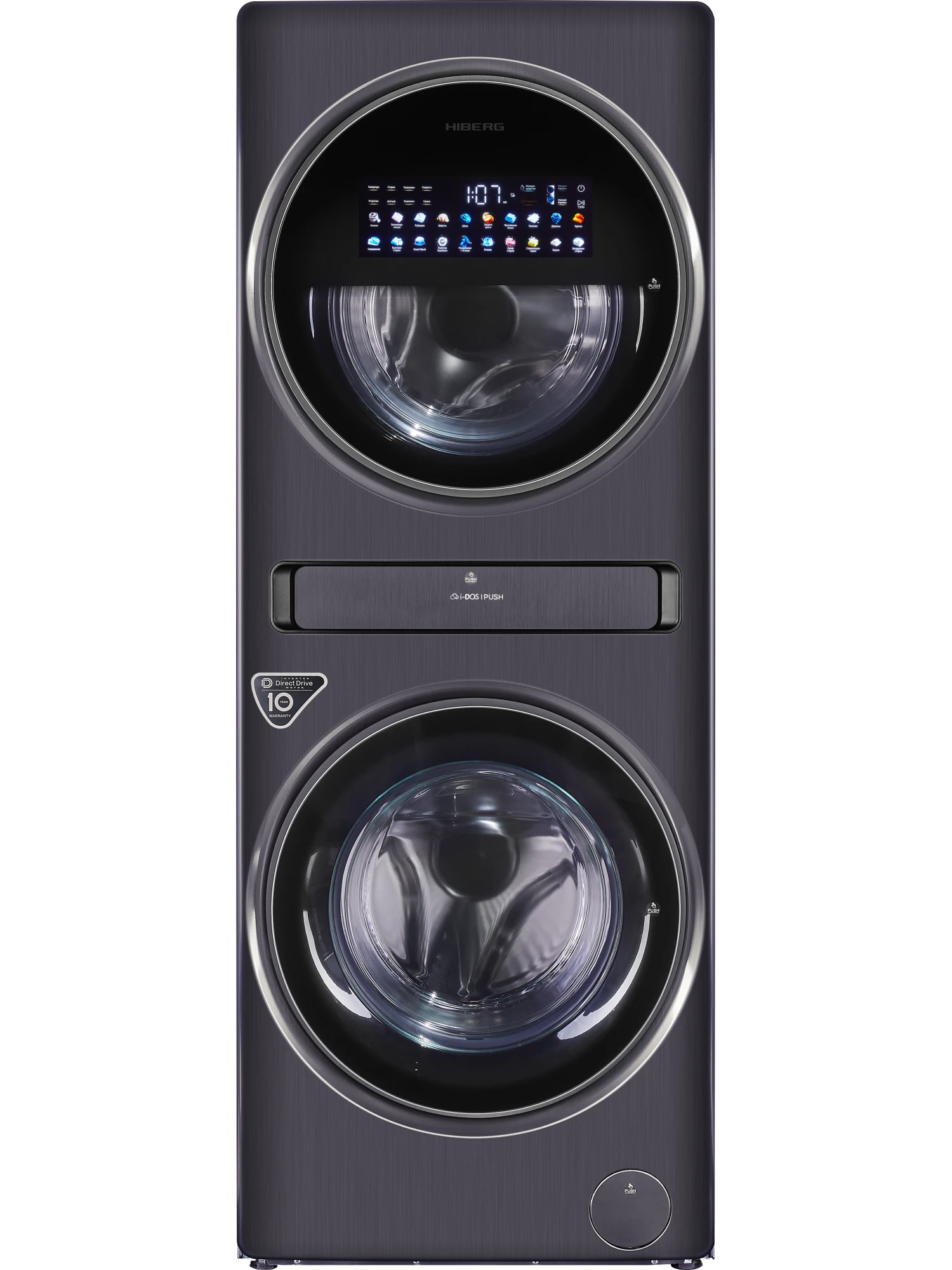 Стиральная машина c сушкой HIBERG TOWER i-DD 107-612 Sd