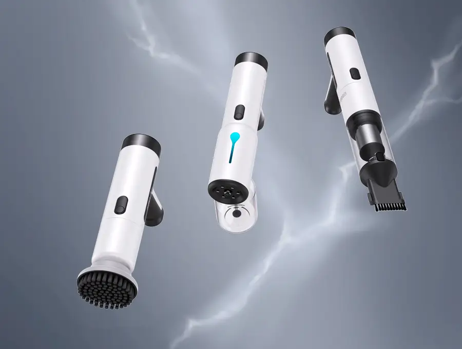 Преимущество Пылесос бесшумный HIBERG STYLLE Q - 3 насадки для чистоты в каждом уголке дома