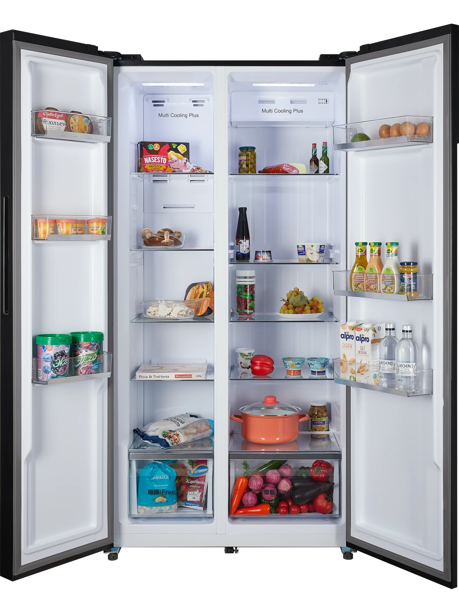  Холодильник HIBERG RFS-525DX NFGB Inverter