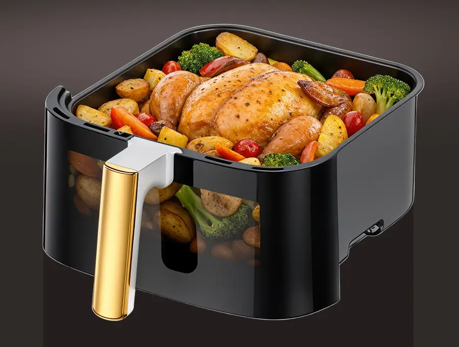 Преимущество Аэрогриль HIBERG MGS 750 WG - Вместительность, которая вдохновляет готовить